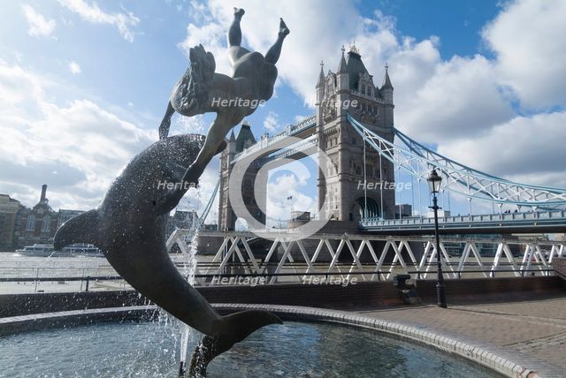 Tower Bridge, 2011. Creator: Ethel Davies.