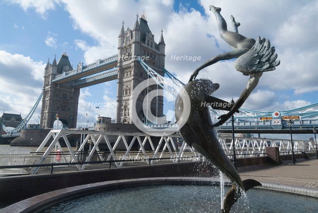 Tower Bridge, 2011. Creator: Ethel Davies.