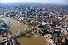 Tower Bridge and the City of London, 2006. Artist: Historic England Staff Photographer