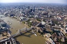 Tower Bridge and the City of London, 2006. Artist: Historic England Staff Photographer