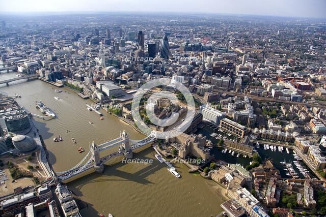Tower Bridge and the City of London, 2006. Artist: Historic England Staff Photographer.