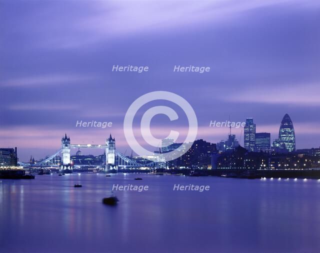 Tower Bridge, c1990-2010. Artist: Joe Cornish.