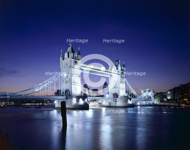Tower Bridge, c1990-2010. Artist: Joe Cornish.