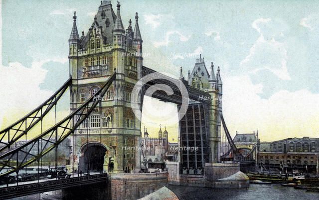 Tower Bridge, London, 20th Century. Artist: Unknown