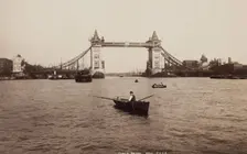 Tower Bridge, London, c1890. Creator: Francis Godolphin Osbourne Stuart