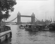 Tower Bridge, London, c1955. Creator: Arthur Charles Kirby Ware
