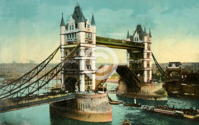 'Tower Bridge, London', . Creator: Unknown.