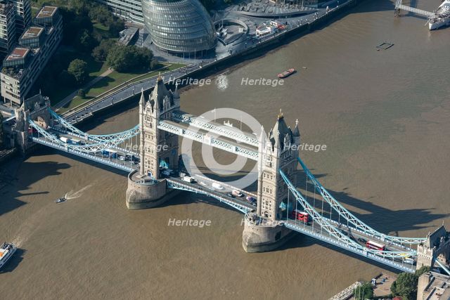 Tower Bridge, Southwark, London, 2021. Creator: Damian Grady.