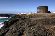 Tower, El Cotillo, Fuerteventura, Canary Islands. Creator: Peter Thompson