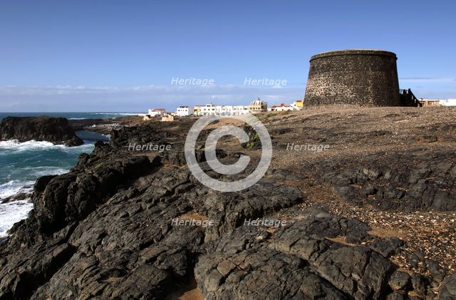 Tower, El Cotillo, Fuerteventura, Canary Islands. Creator: Peter Thompson.