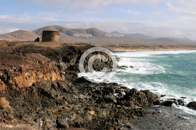 Tower, El Cotillo, Fuerteventura, Canary Islands. Creator: Peter Thompson.