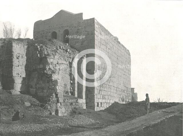 Tower from which St Paul descended in a basket, Damascus, Ottoman Syria, 1895. Creator: W & S Ltd.
