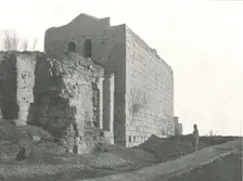 Tower from which St Paul descended in a basket, Damascus, Ottoman Syria, 1895. Creator: W & S Ltd