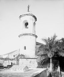 Tower of Cuartel De La Fuerza, Havana, Cuba, c1904. Creator: Unknown