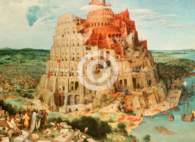 'Tower of Babel', 1563. Artist: Pieter Bruegel the Elder