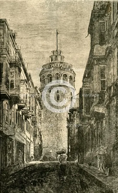 'Tower of Galata, Constantinople', 1890. Creator: Unknown.