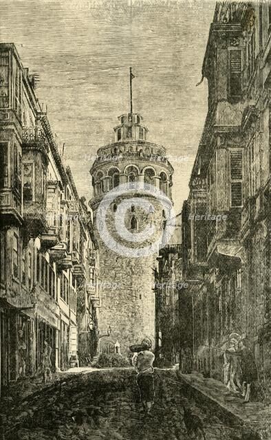 'Tower of Galata, Constantinople', 1890. Creator: Unknown.
