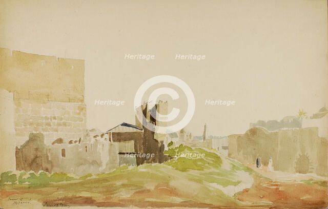 Tower of Hypacus, Jerusalem, n.d. Creator: Miner Kilbourne Kellogg.