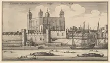 Tower of London, 1625-77. Creator: Wenceslaus Hollar