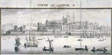 Tower of London, 1737. Artist: Samuel Buck