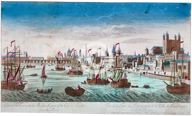 Tower of London, 1766. Artist: Anon