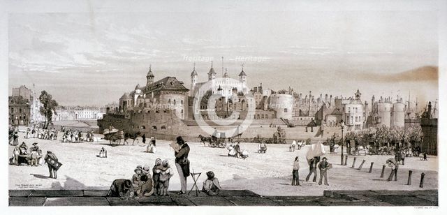 Tower of London, 1842. Artist: Thomas Shotter Boys