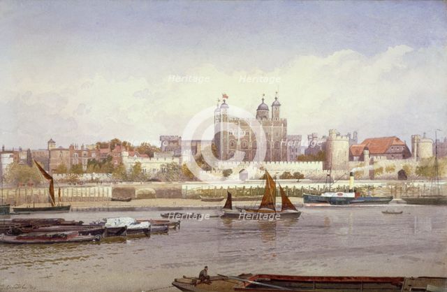 Tower of London, 1893. Artist: John Crowther
