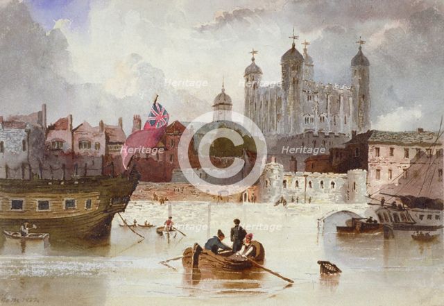 Tower of London, c1800. Artist: Thompson