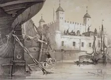 Tower of London, c1840. Artist: Anon