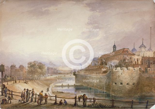 Tower of London, c1840. Artist: George B Campion