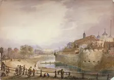 Tower of London, c1840. Artist: George B Campion