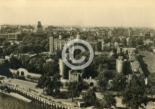 'Tower of London. General View from the South', c1920. Creator: Unknown.