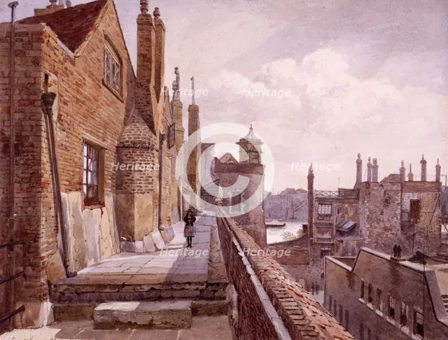Tower of London, London, 1883. Artist: John Crowther