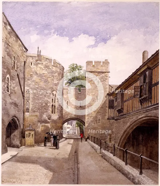 Tower of London, London, 1883. Artist: John Crowther