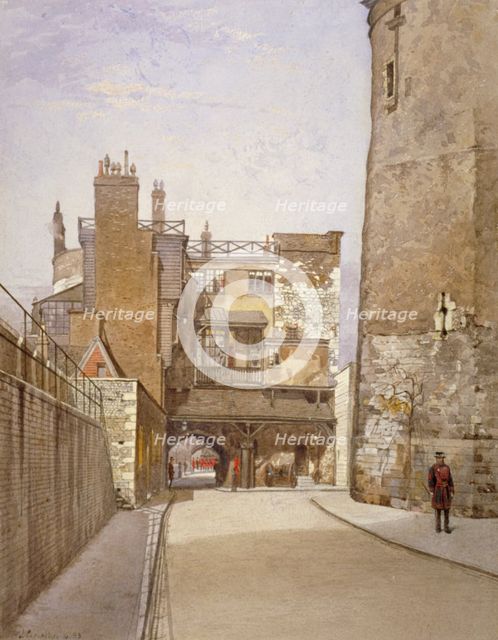Tower of London, Stepney, London, 1883. Artist: John Crowther