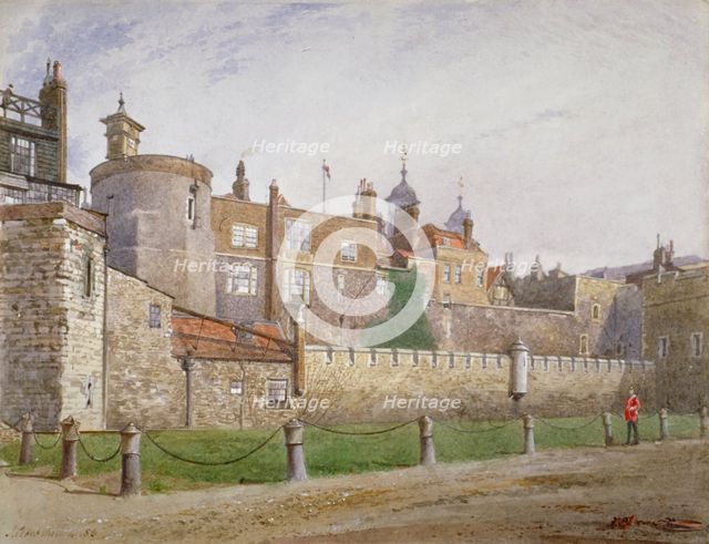 Tower of London, Stepney, London, 1883. Artist: John Crowther
