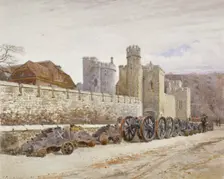 Tower of London, Stepney, London, 1883. Artist: John Crowther