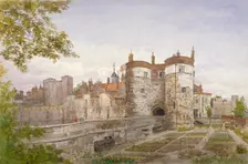Tower of London, Stepney, London, 1883. Artist: John Crowther