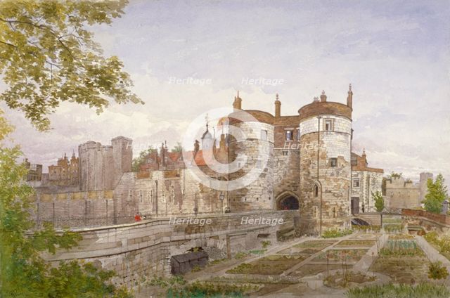 Tower of London, Stepney, London, 1883. Artist: John Crowther