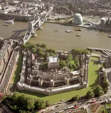 Tower of London, Tower Bridge and the Greater London, Authority offices, London, 2002 Artist: EH/RCHME staff photographer
