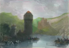 Tower of Niederlahnstein 19th cenrury. Artist: Edward Goodall