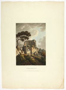 Tower of Pignattara, plate twenty-two from the Ruins of Rome, published February 20, 1798. Creator: Matthew Dubourg