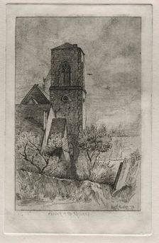 Tower of the Chimes, 1878. Creator: Otto H. Bacher (American, 1856-1909)