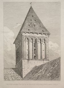 Tower of the Church of Haute Allemagne near Caen. Creator: John Sell Cotman (British, 1782-1842)
