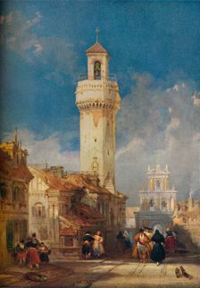Tower of the Church of San Nicholas de la Villa, Cordova 1834. Artist: David Roberts