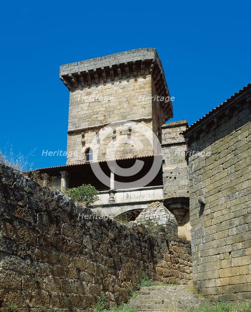 Tower of the Ladies, Castle of Monterrey, Ourense province, Galicia, Spain, (1998). Creator: LTL.