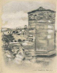 Tower of the Winds, Athens 1903. Artist: Mortimer L Menpes