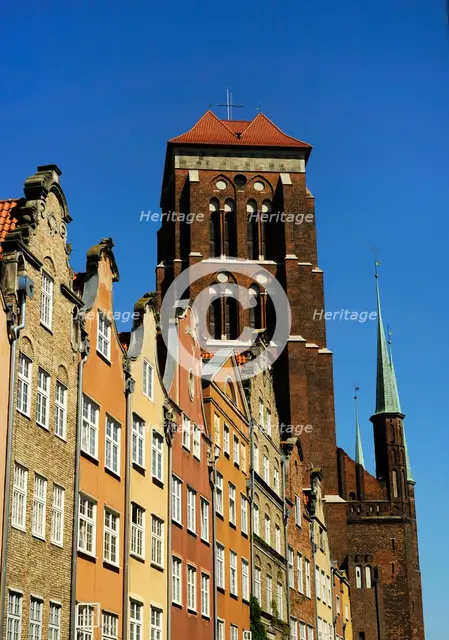 Tower, St Mary's Basilica, Gdansk, Poland, 1343-1502 (2015). Creator: Unknown.
