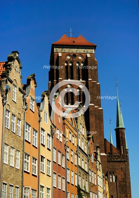 Tower, St Mary's Basilica, Gdansk, Poland, 1343-1502 (2015). Creator: Unknown.