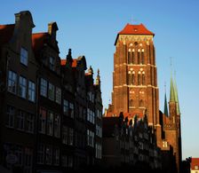 Tower, St Mary's Basilica, Gdansk, Poland, 1343-1502 (2015). Creator: Unknown
